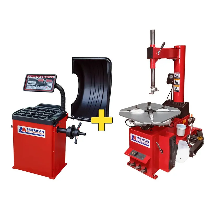AA Wheel Balancer + Rim Clamp Changer Combo