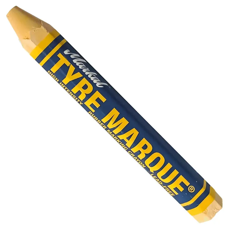 AAValueline Premium Hex Tire Paint Crayon (12/Box) Yellow