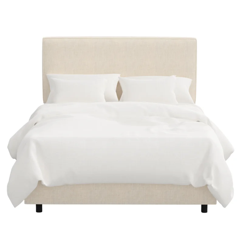 Abbie Bed, Talc Linen, King/Queen/Full/Twin