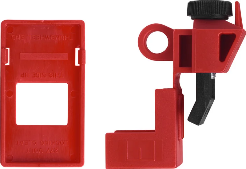 ABUS E201 Single-Pole Circuit Breaker Safety Lockout Device
