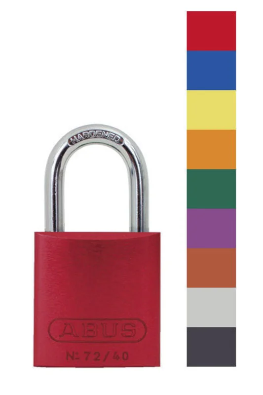 ABUS Lock 72/40 Safety Lockout Padlock Black