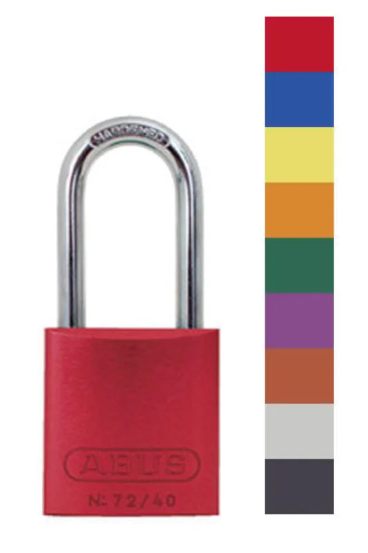 ABUS Lock 72/40HB40 Safety Lockout Padlock Black