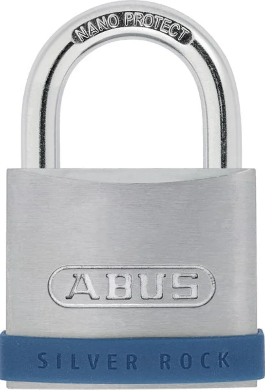 ABUS Silver Rock 5/50HB25 Padlock Solid Zinc Body