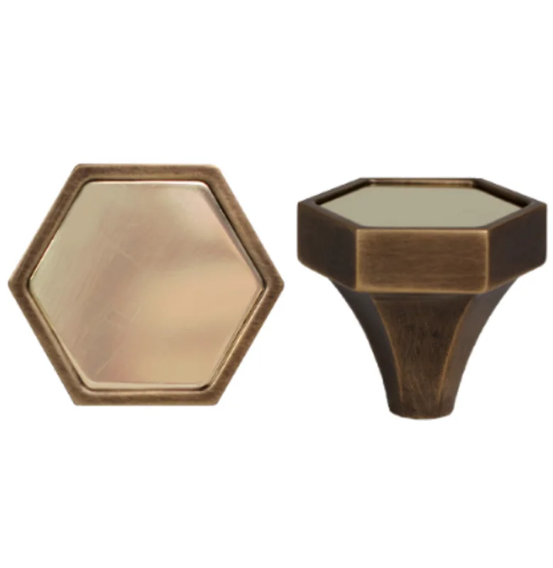 Accurate - Aurora Hexagonal Cabinet Knob