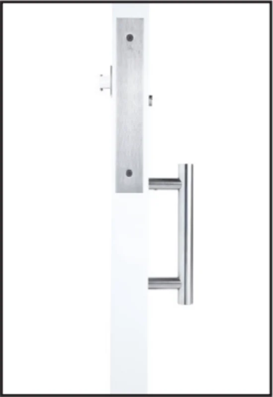 Accurate - Barn Door Sets - 9100BDL Combination Trim ADA & Flush Pull Exposed Fastener (Privacy)