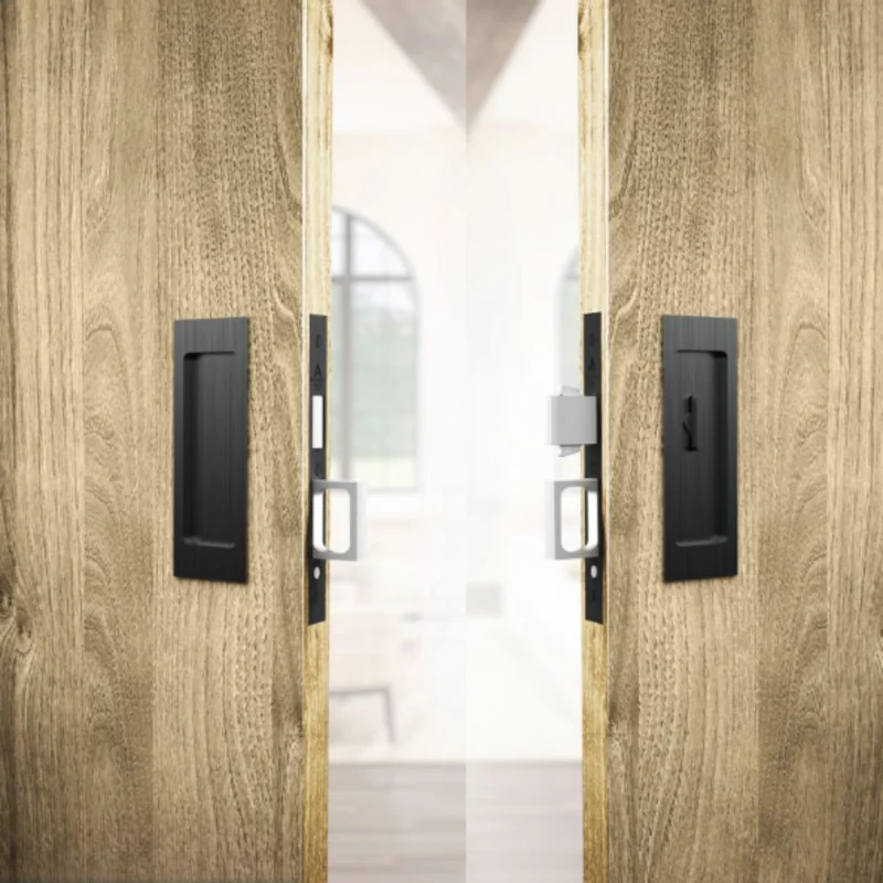 Accurate - Pocket Door Sets - Invisi-Mount Fastener Double Door (Privacy)