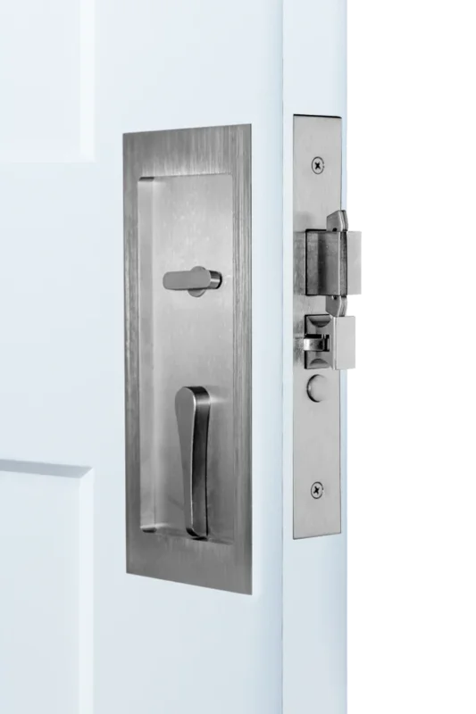 Accurate - Pocket Door Sets - SL9100PDL Self-Latching (Storeroom/Closet)