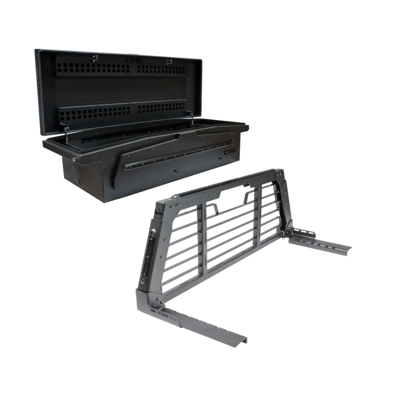 ADAPT Headache Rack & XL Single Lid Truck Tool Box Bundle