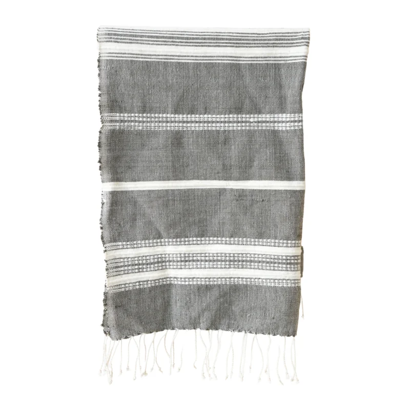 Aden Cotton Hand Towel, Grey
