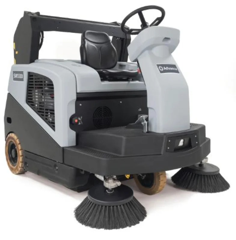 Advance SW5500, Rider Floor Sweeper, 60", 40 Gallon, Battery, 3 Year Warranty