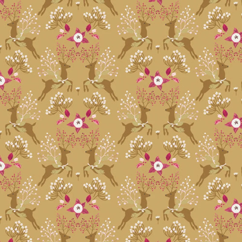 ADVENTALE: Fawns & Flowers (1/4 Yard)