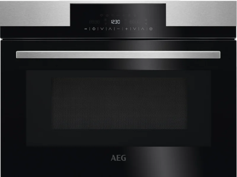 AEG - 1.34 cu. ft Speed Wall Oven in Stainless - MCC4538E-SBG Stainless