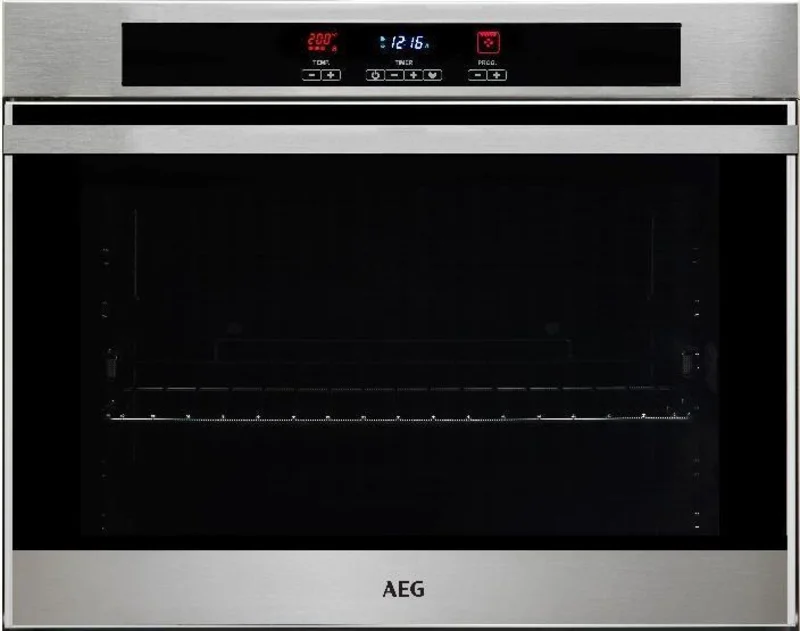 AEG - 120 Litre Single Wall Oven in Stainless - B3007BLG Stainless