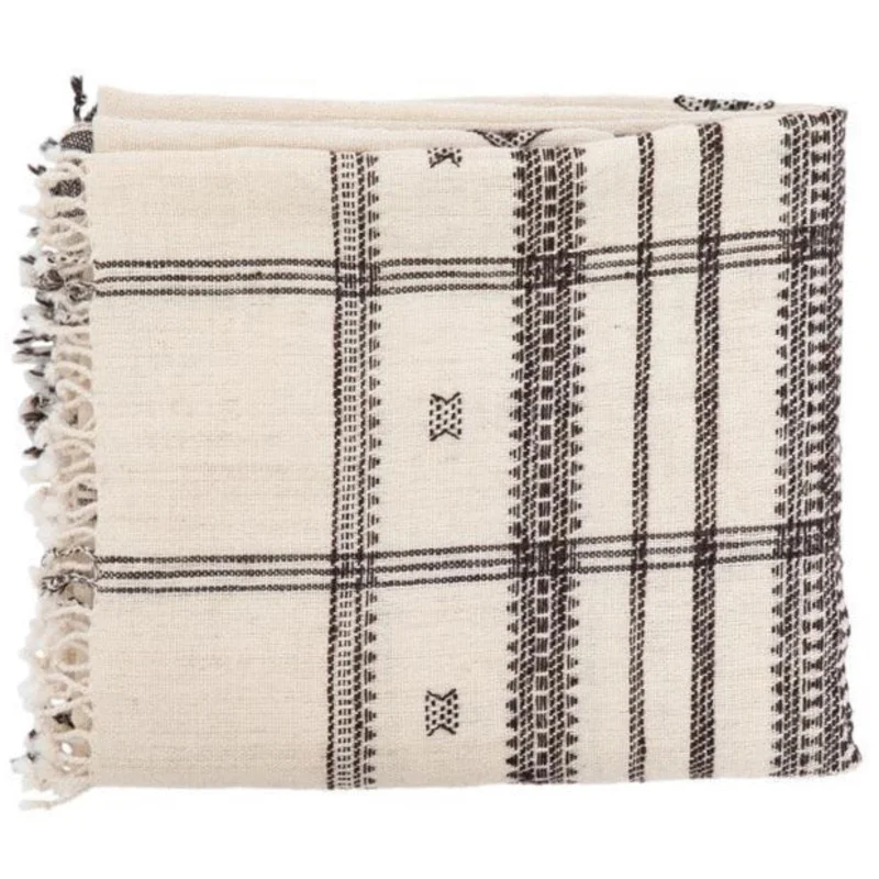 Akriti Cream Throw