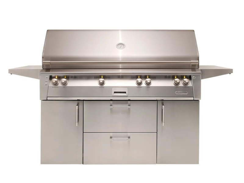 Alfresco - 3 Burner Liquid Propane BBQ in Stainless - ALXE-56BFGC-LP Stainless