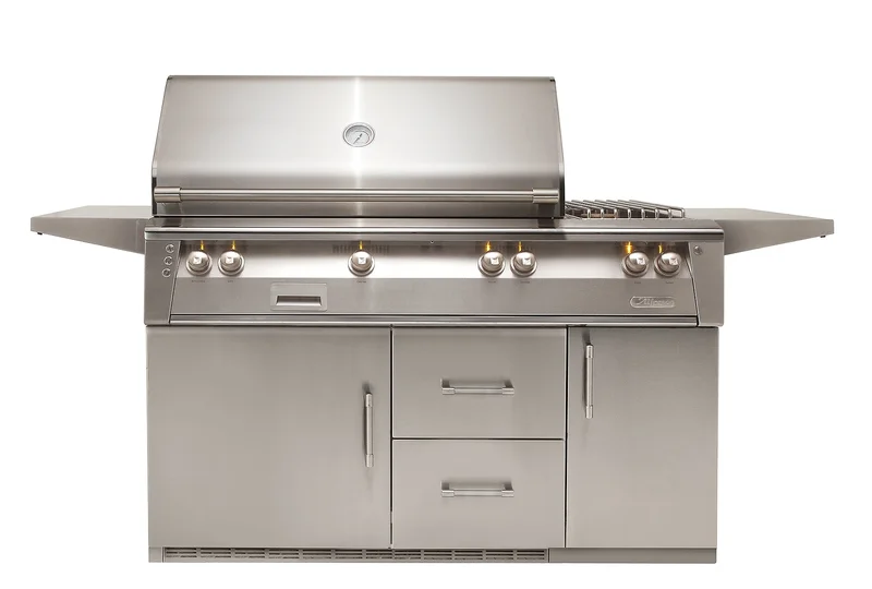 Alfresco - 3 Burner Liquid Propane BBQ in Stainless - ALXE-56R-LP Stainless