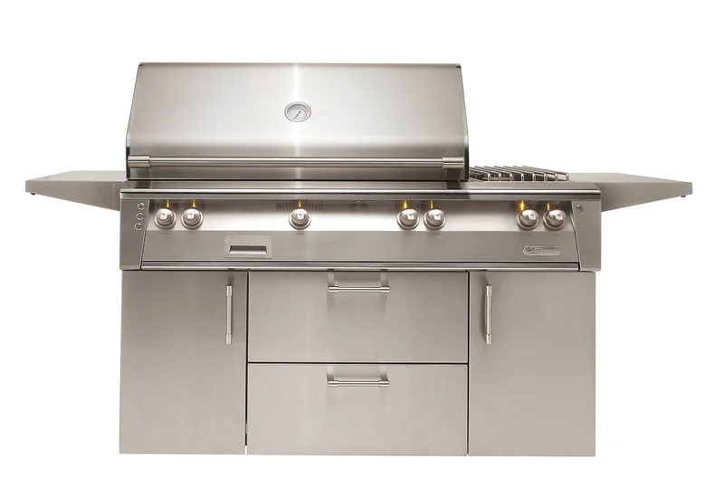 Alfresco - 3 Burner Natural Gas BBQ in Stainless - ALXE-56C Stainless