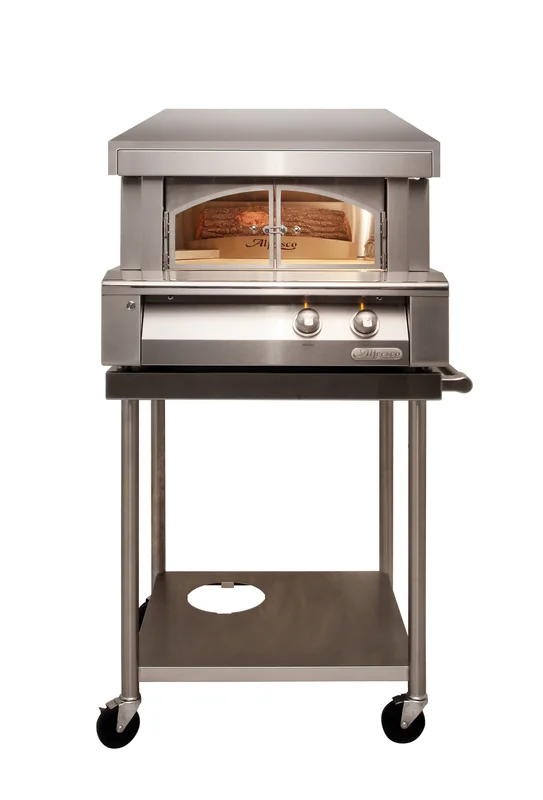 Alfresco - Pizza Oven Cart in Stainless - AXE-PZA-CART Stainless