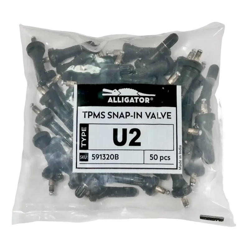 Alligator U2 TPMS Snap-in Valve Stem Bag of 50, VS-950, 20008, 20018 - 591320B