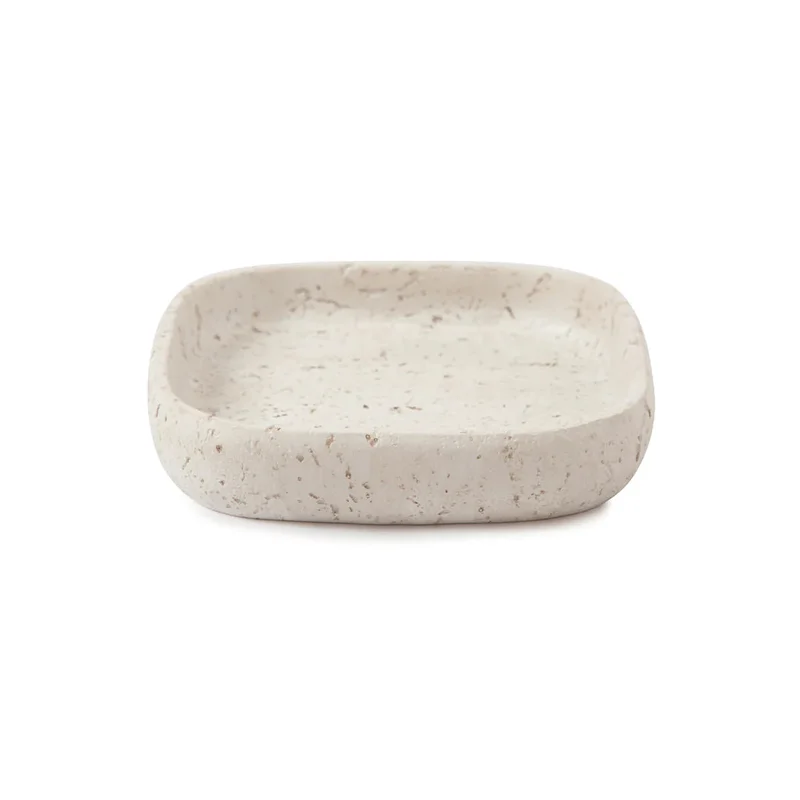 Aman Soap Dish, Ivory