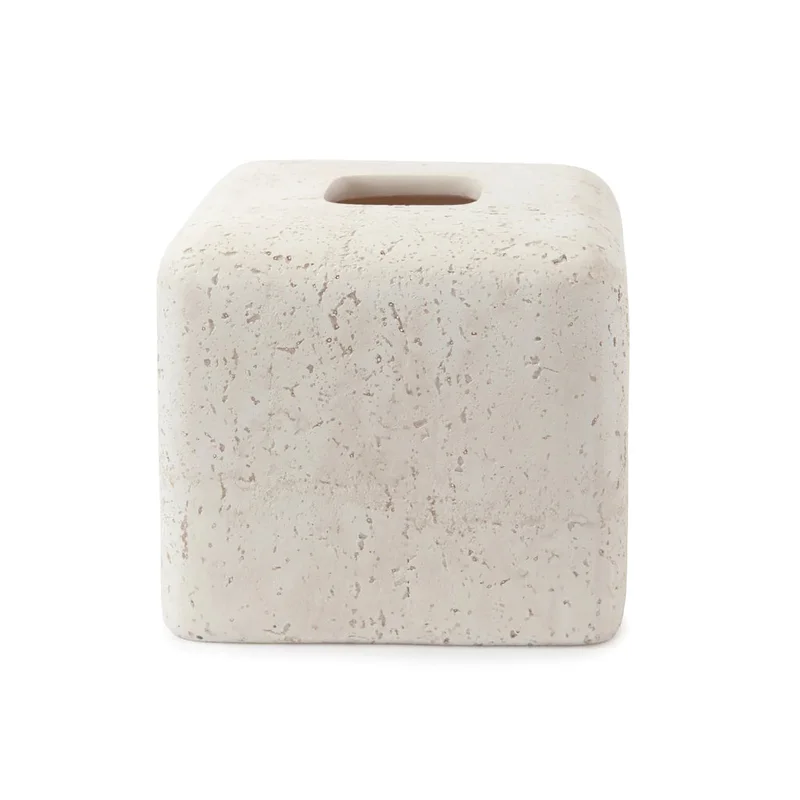 Aman Tissue Holder, Ivory