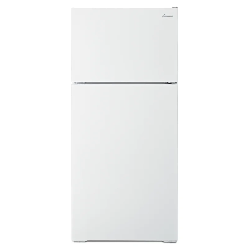 Amana - 28 Inch 14.3 cu. ft Top Mount Refrigerator in White - ART104TFDW White