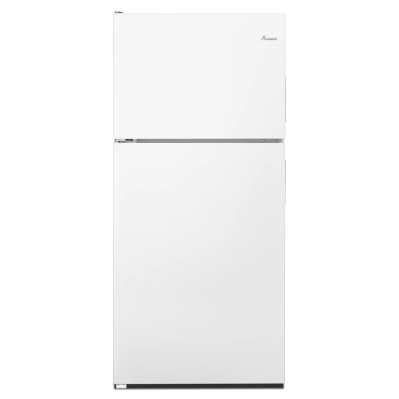 Amana - 29.75 Inch 18 cu. ft Top Mount Refrigerator in White - ART318FFDW White