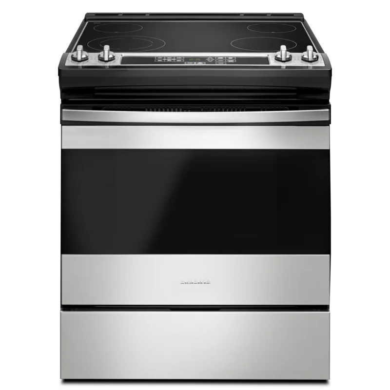 Amana - 4.8 cu. ft Electric Range in Stainless - YAES6603SFS Stainless