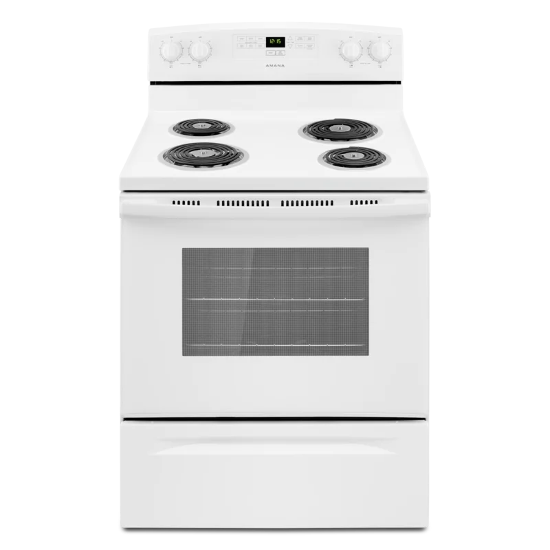 Amana - 4.8 cu. ft Electric Range in White - YACR4303MFW White