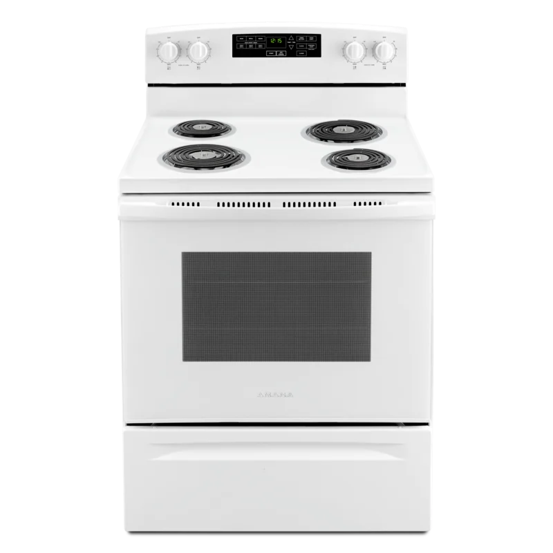 Amana - 4.8 cu. ft Electric Range in White - YACR4503SFW White