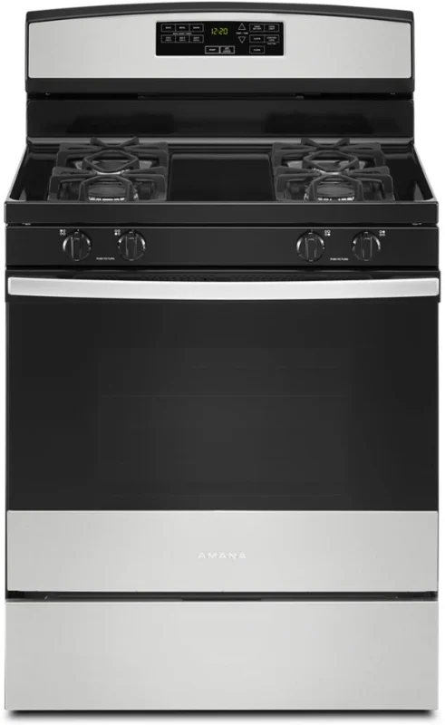 Amana - 5 cu. ft Gas Range in Stainless - AGR6603SMS Stainless