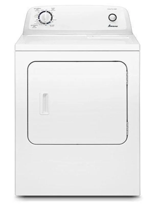 Amana - 6.5 cu. Ft Electric Dryer in White - YNED4655EW White