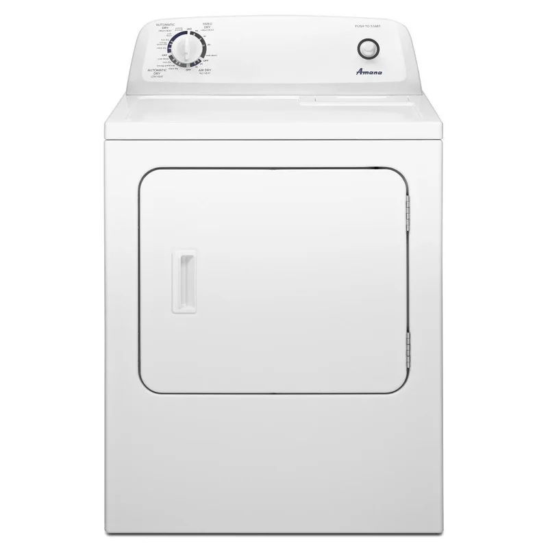 Amana - 6.5 cu. Ft  Gas Dryer in White - NGD4655EW White