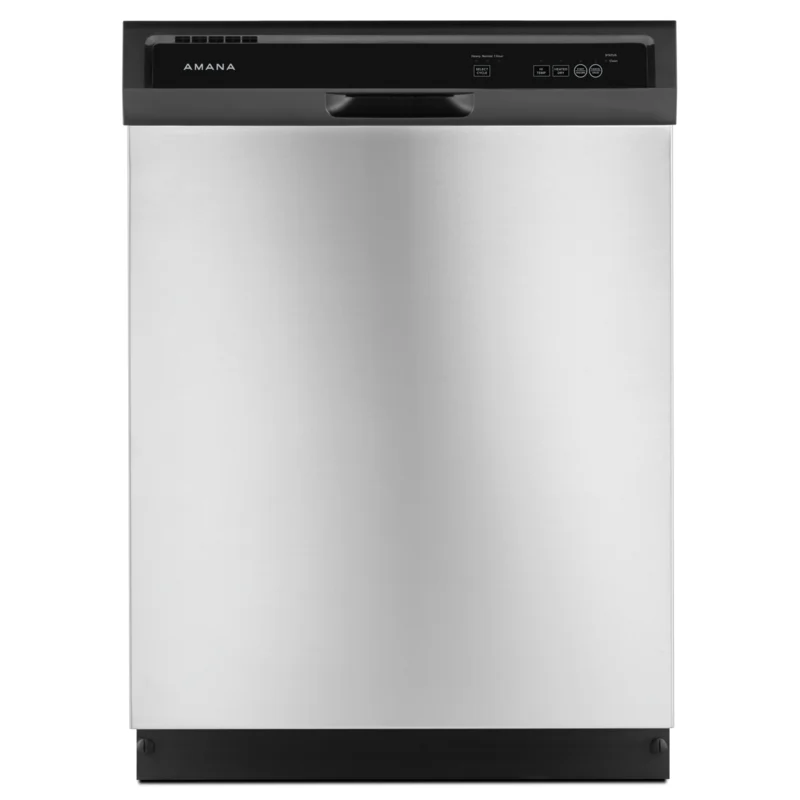Amana - 63 dBA Built In Dishwasher in Stainless - ADB1400AGS Stainless