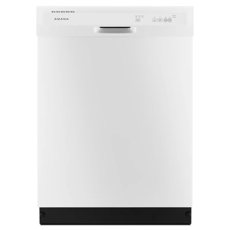 Amana - 63 dBA Built In Dishwasher in White - ADB1400AGW White