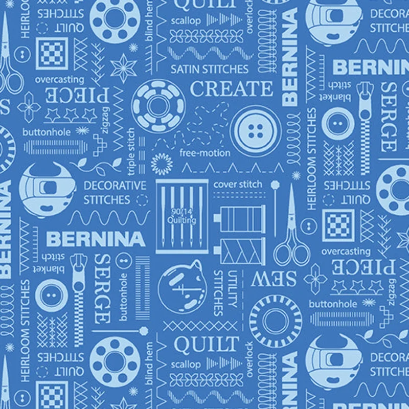 Amanda Murphy BERNINA CIRCA 2025: BERNINA Stitches-Peri (1/4 Yard)