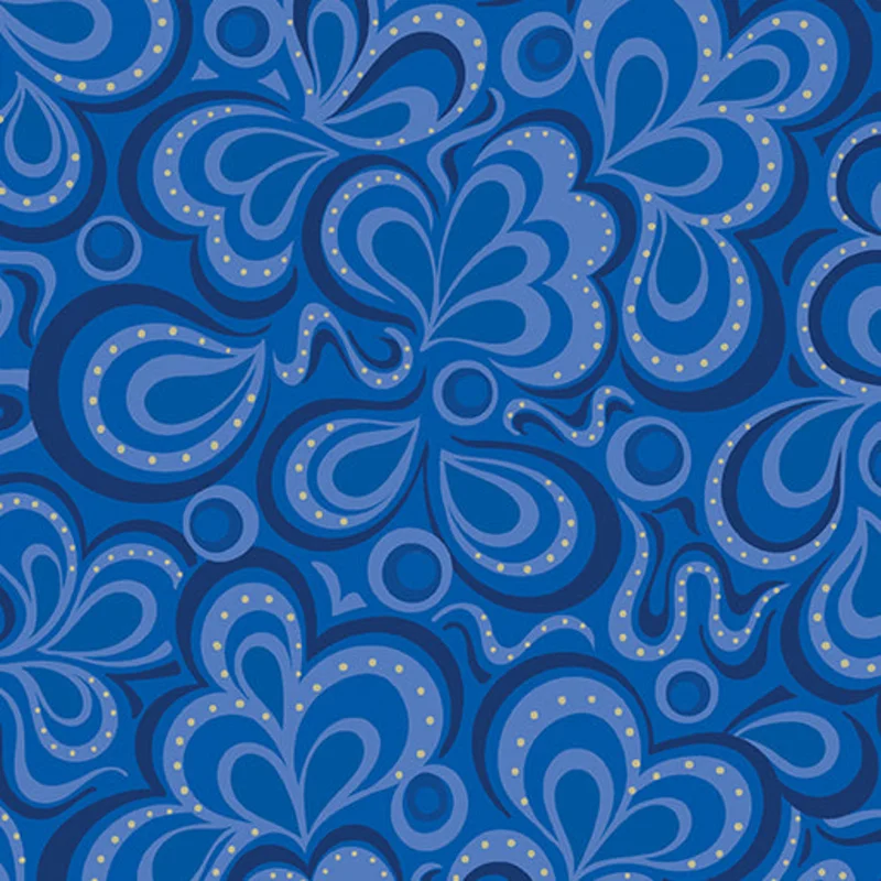 Amanda Murphy MOONLIGHT SERENADE: Serenade Stream 108"-Moonlight (1/4 Yard)
