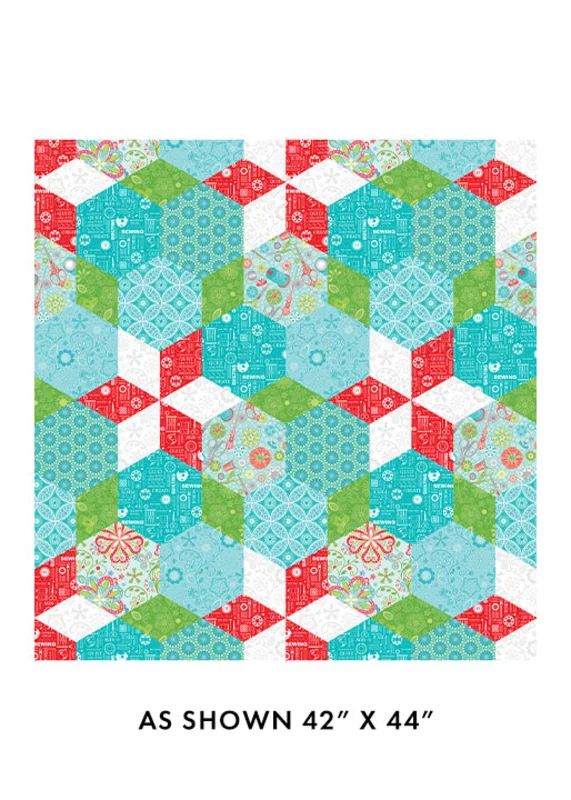 Amanda Murphy SEWING ROOM 2: Endless Hexagons-MULTI (1/4 Yard)