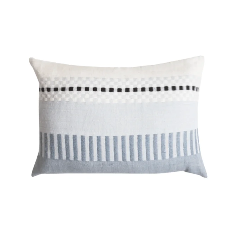 Amaro Pillow - Mist, 12" x 18"