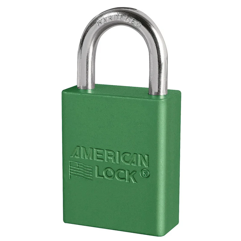 American Lock A1105KAGRN Padlock Green Keyed Alike Safety Lockout