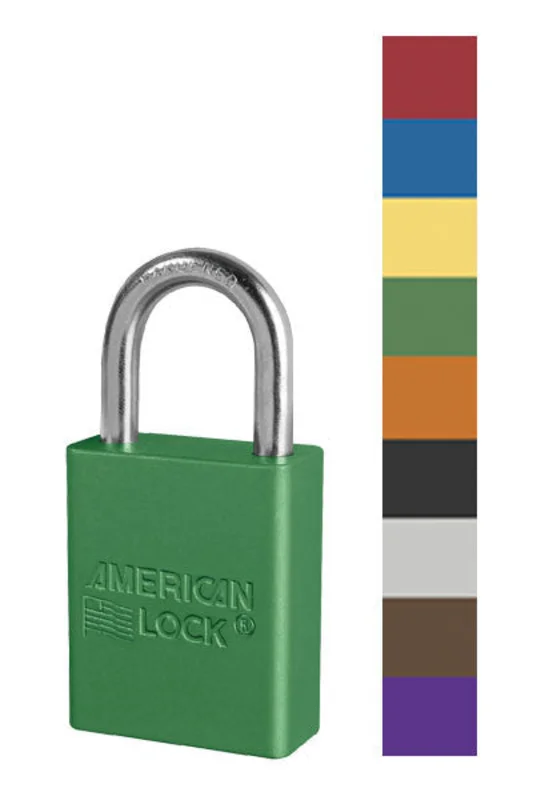 American Lock A1165 Safety Lockout Padlock 6-pin Cylinder Red