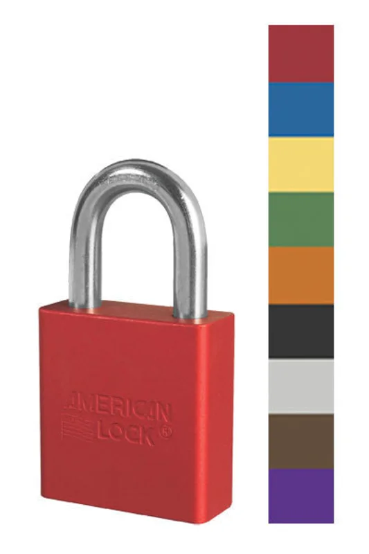 American Lock A1205 Aluminum Padlock Black