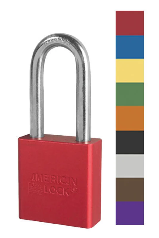American Lock A1206 Aluminum Padlock Black