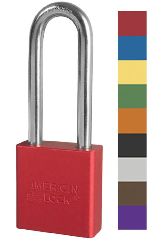 American Lock A1207 Aluminum Padlock Black