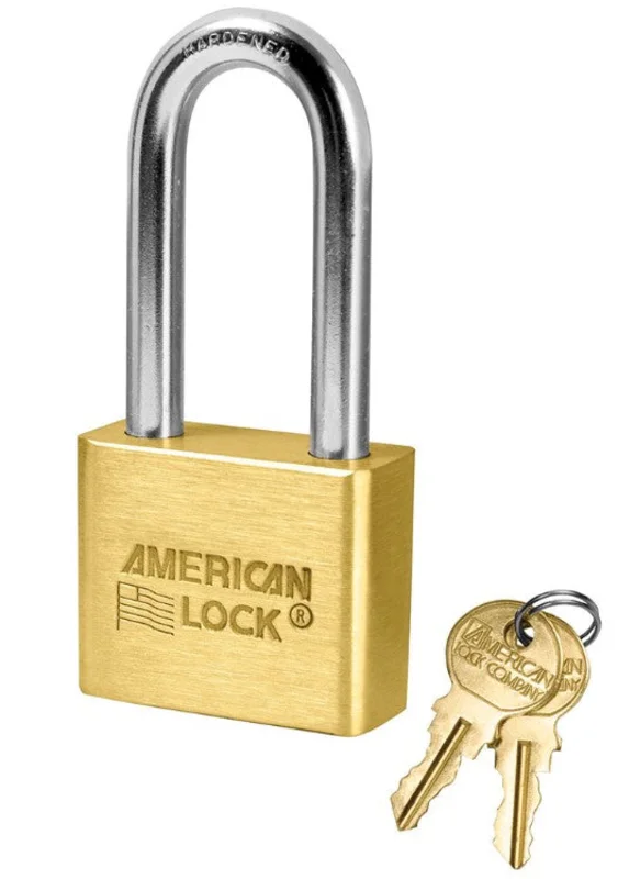 American Lock AL51 Brass Padlock With Blade Tumbler