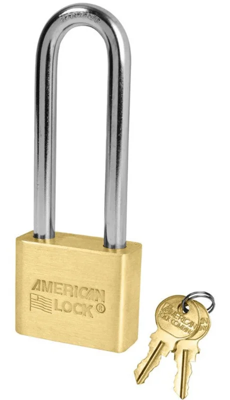 American Lock AL52 Brass Padlock With Blade Tumbler