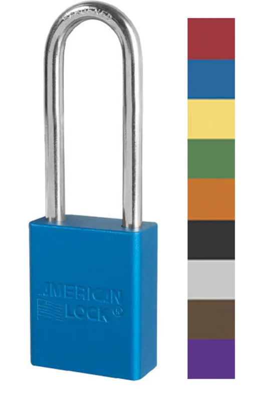 American Lock S1107 Safety Lockout Padlock Black