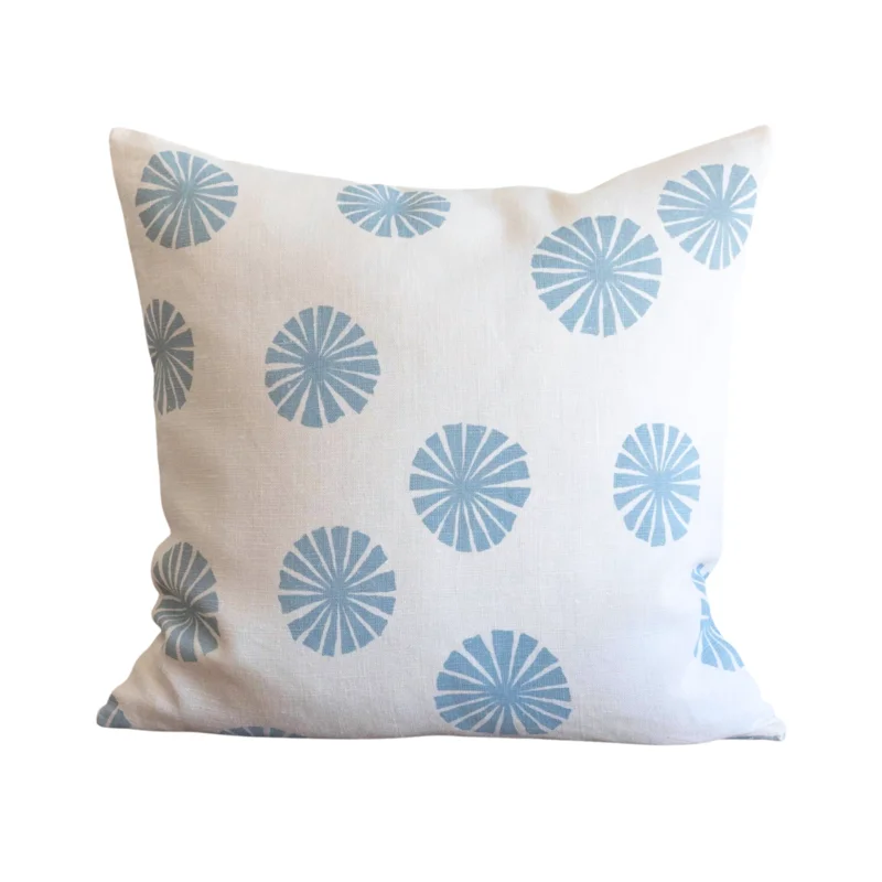 American Pie Pillow - Ocean, 22" x 22"