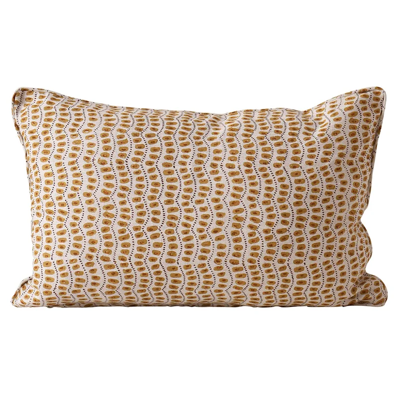Amulet Spice Linen Cushion, 14" x 22"