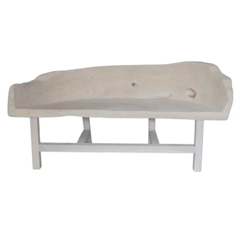 Ananta Bench - III, Weathered Teak, 59"W